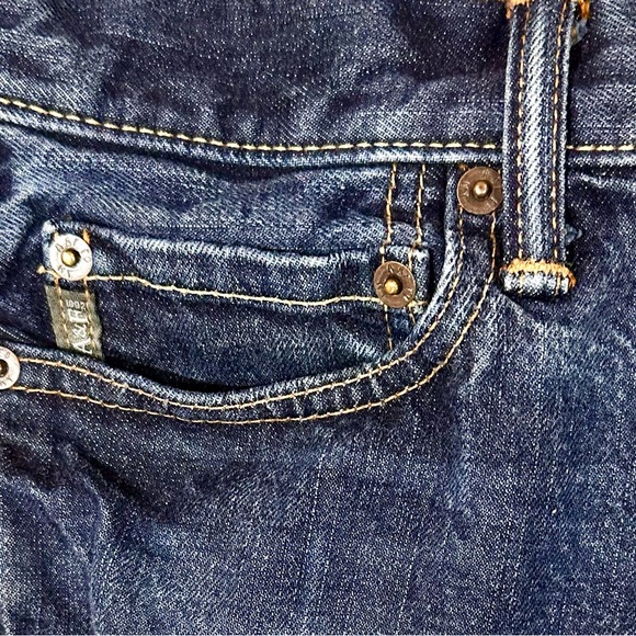 Abercrombie & Fitch Dark Skinny Jeans No Stretch Button Fly Womens 30x30 - BLUE - Picture 12 of 15